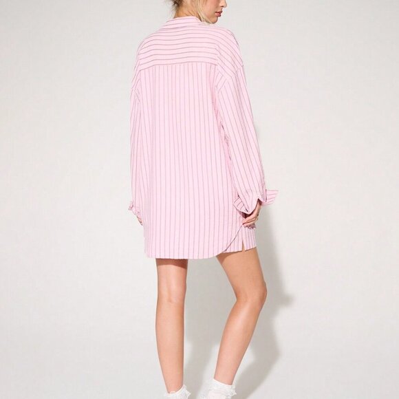 Pink Casual Women's Westfade Striped Soft Touch Boxer Shorts - Picture 2 of 5